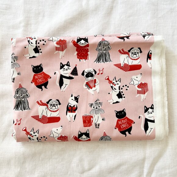 3.4 yd - Jingle Mingle - Pawsome Holiday - Fabric - Picture 1 of 7